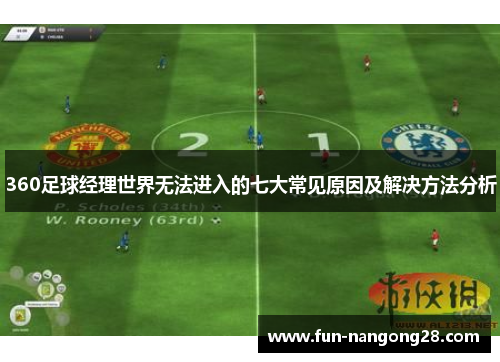 360足球经理世界无法进入的七大常见原因及解决方法分析